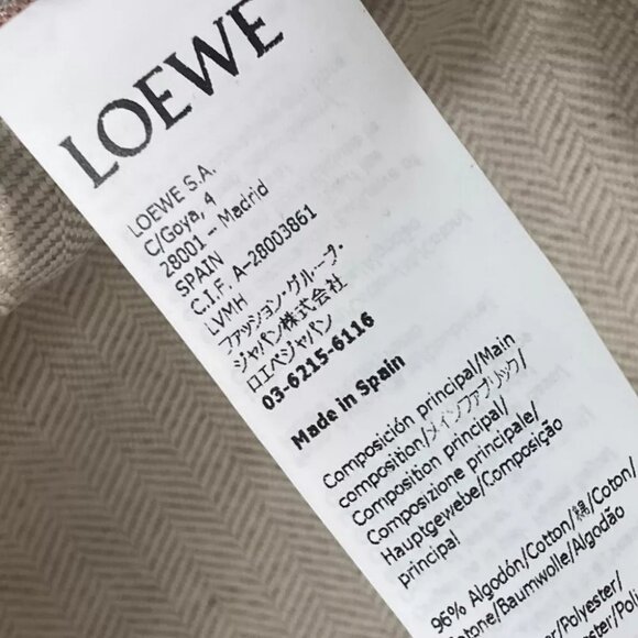 LOEWE K820HB1X41 Anagram jacquard logo Bucket hat bob hat BeigeBased Unused main image 7